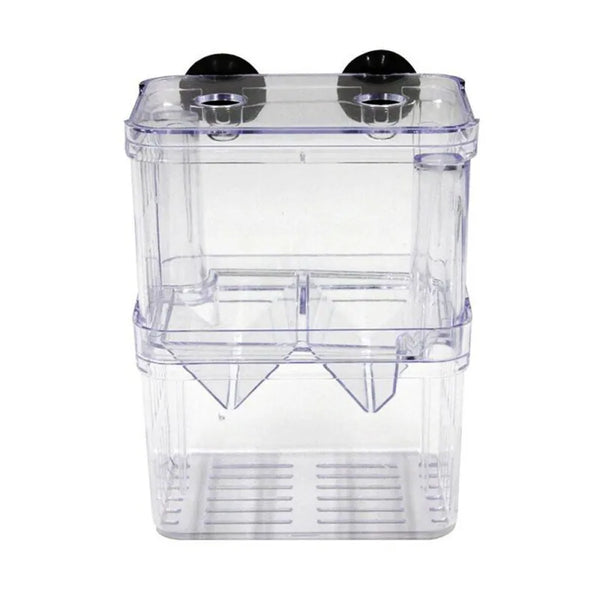 Multifunctional High Clear Fish Breeding Isolation Box Aquarium Breeder Fish Tank Double Guppies Hatching Incubator - Image 4
