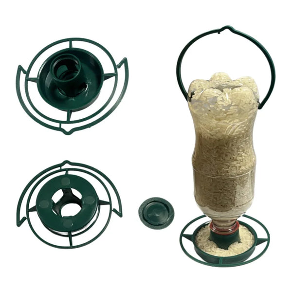 1pcs Outdoor Bird Feeder Hanging Plastic Hook Balcony Garden Bird Parrot Feeder Birds Accessories comederos para pájaros - Image 2