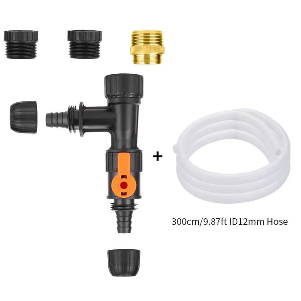 Plastic Aquarium Water Changer 3-Way Faucet Type Water Change Fish Tank Cleaning Tool Garden Splitter Watering Connector Distr - Image 5