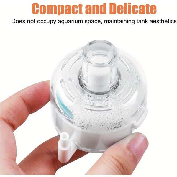 Small Ultra Thin Aquarium Filter, Quiet Submersible Aeration Filter, Multifunctional Sponge, Turtle Tank, Fish Tank YX Series - Image 2