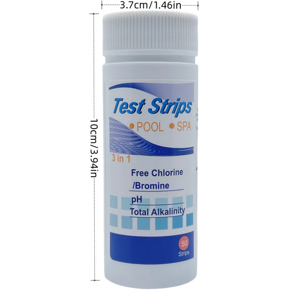 3 In 1 Test Paper Chlorine Immersion Hot Tub PH Test Spa Strips Test Water Test Strips Swimming Pool Aquarium Fish Tank Water - Image 4