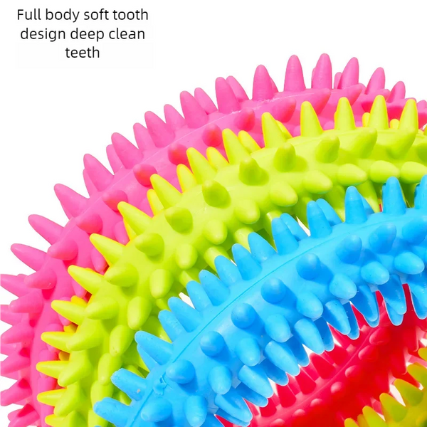 Pet Chew Toy Soft Rubber Bite-resistance Bone Shape Teeth Grinding Chewing Toys for Small Dogs Training Pet Supplies - Image 3