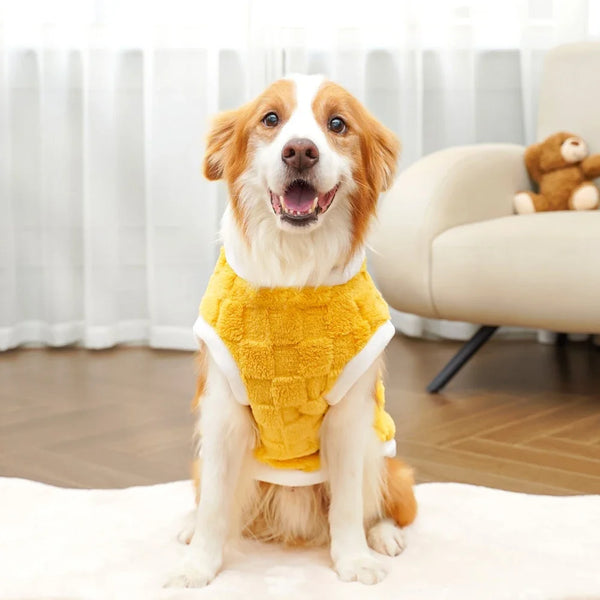 1.5-25kg Flannel Dogs Clothes Winter Warm Sweater Pet Clothing Golden Retriever Dog Coats Sweatshirt Pets Puppy Pullover Vest - Image 5
