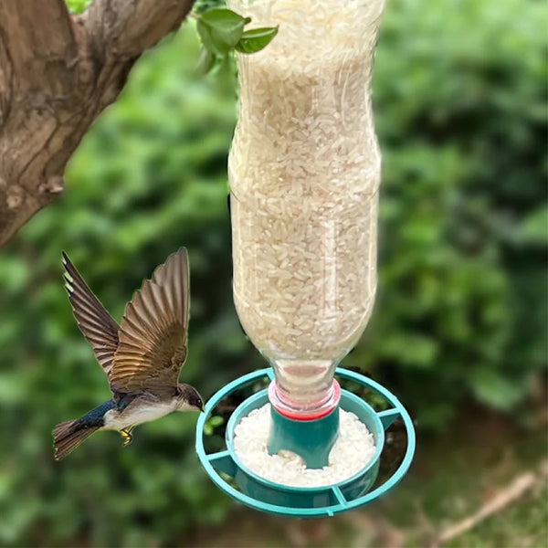 1pcs Outdoor Bird Feeder Hanging Plastic Hook Balcony Garden Bird Parrot Feeder Birds Accessories comederos para pájaros