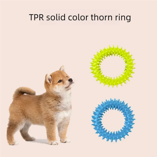 Pet Chew Toy Soft Rubber Bite-resistance Bone Shape Teeth Grinding Chewing Toys for Small Dogs Training Pet Supplies - Image 5