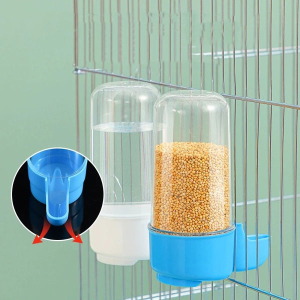 Hanging Pet Feeder Squirrel Parrot Water Dispenser Pet Bird Food Box Cage Accessories Birds Supplies - Image 3