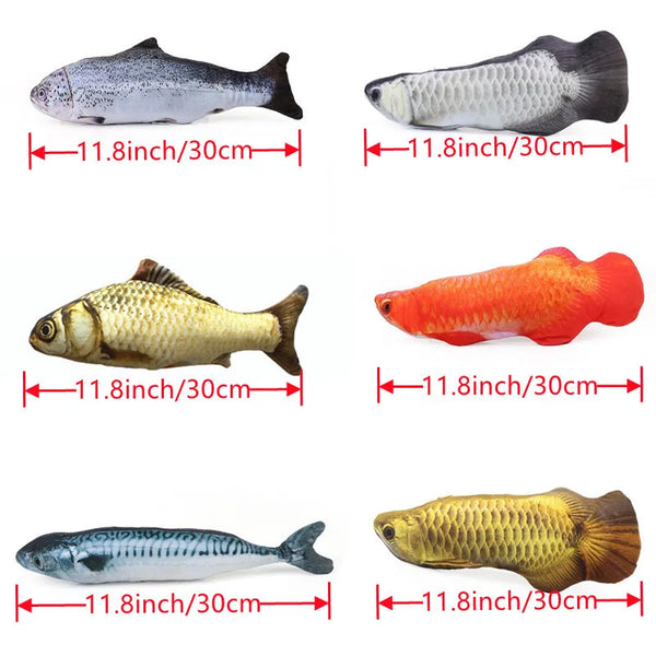 Pet Cat Favor Fish Toy Stuffed Fish Shape Cat Scratch Board Scratching Post plush toys For Cat Pet Toy Pet Products Supplies - Image 2