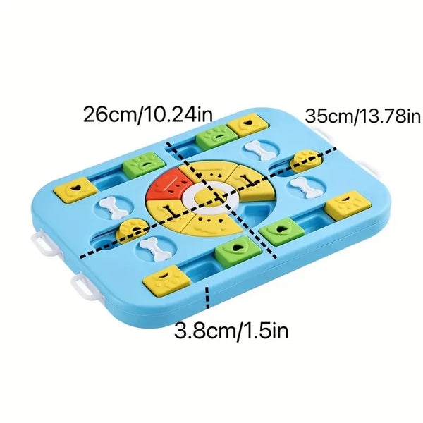 Pet Slow Food Bowl Toys Pet Dogs and Cats Toys Multifunctional Food Box Pet Puzzle Feeding Bowl is suitable for small, medium an - Image 2