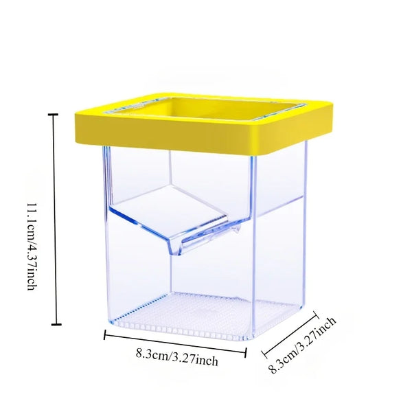 Floating Fish Breeding Isolation Box Aquarium Breeder Feeder Fish Tank Hatchery Incubator Fish Tank Transparent Incubator Box - Image 3