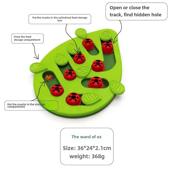 Cross-Border Pet Bowl Cat Slow Feeding Bowl Pet Educational Tool For Cats Amazon Best Seller New Model Dog Bowl Plastic Material - Image 2