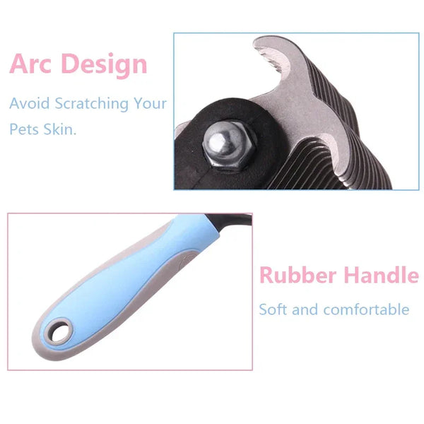Pets Fur Knot Cutter Dog Grooming Shedding Tools Pet Cat Hair Removal Comb Brush Double sided Pet Products Suppliers - Image 4